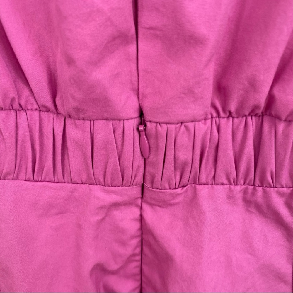 Silvia Tcherassi NWT Fuchsia Pink Miniato Cotton Poplin Shirt Dress Size XS - Picture 9 of 11
